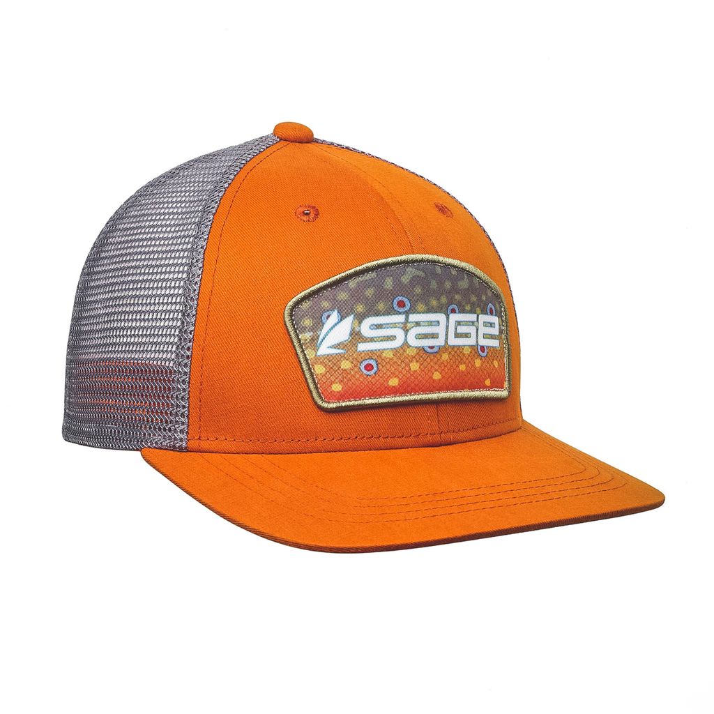 SAGE PATCH TRUCKER CAP - BROOK TROUT