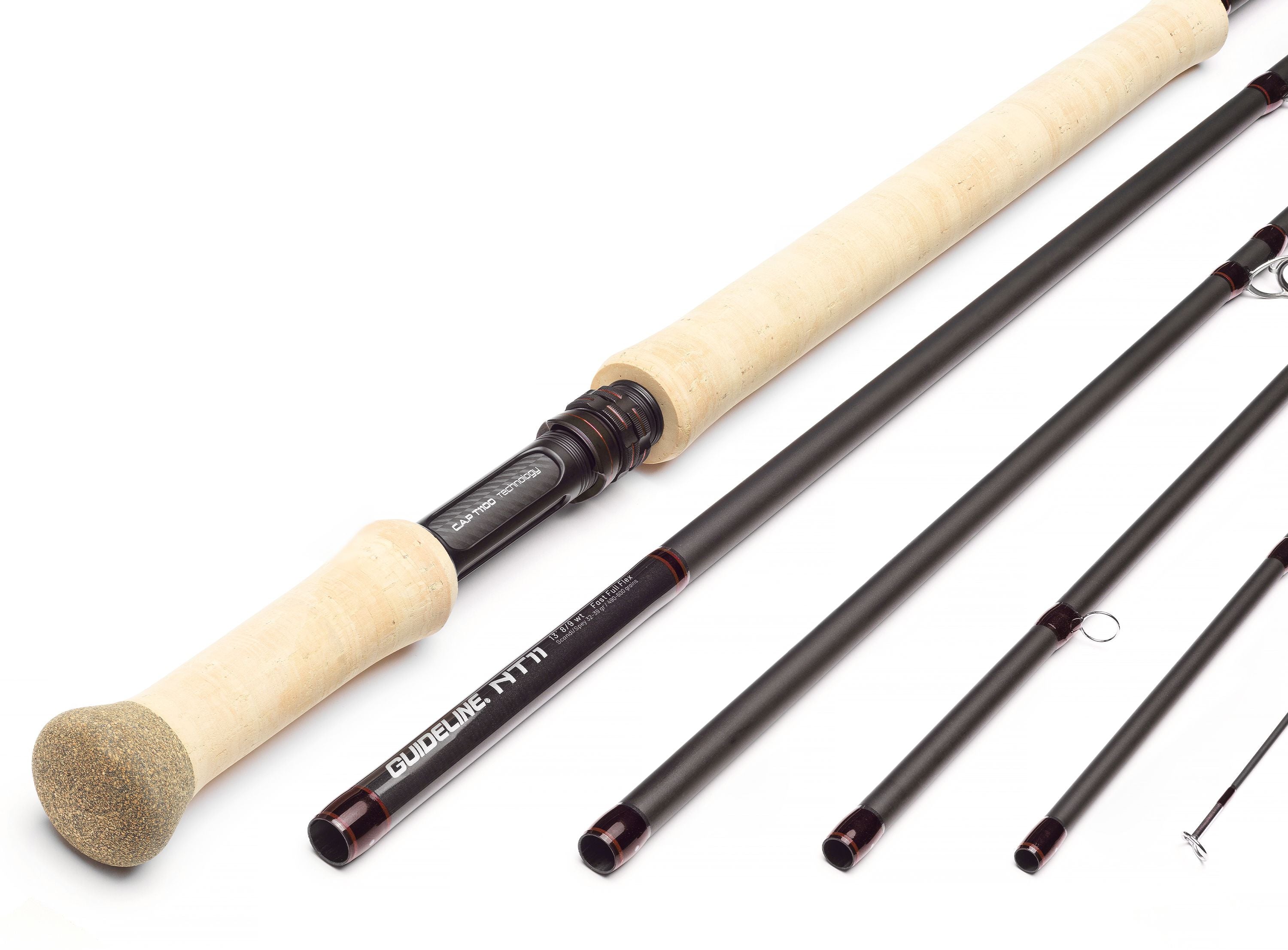 GUIDELINE NT11 FAST FULL FLEX 6PCE DH FLY RODS - NEW '24