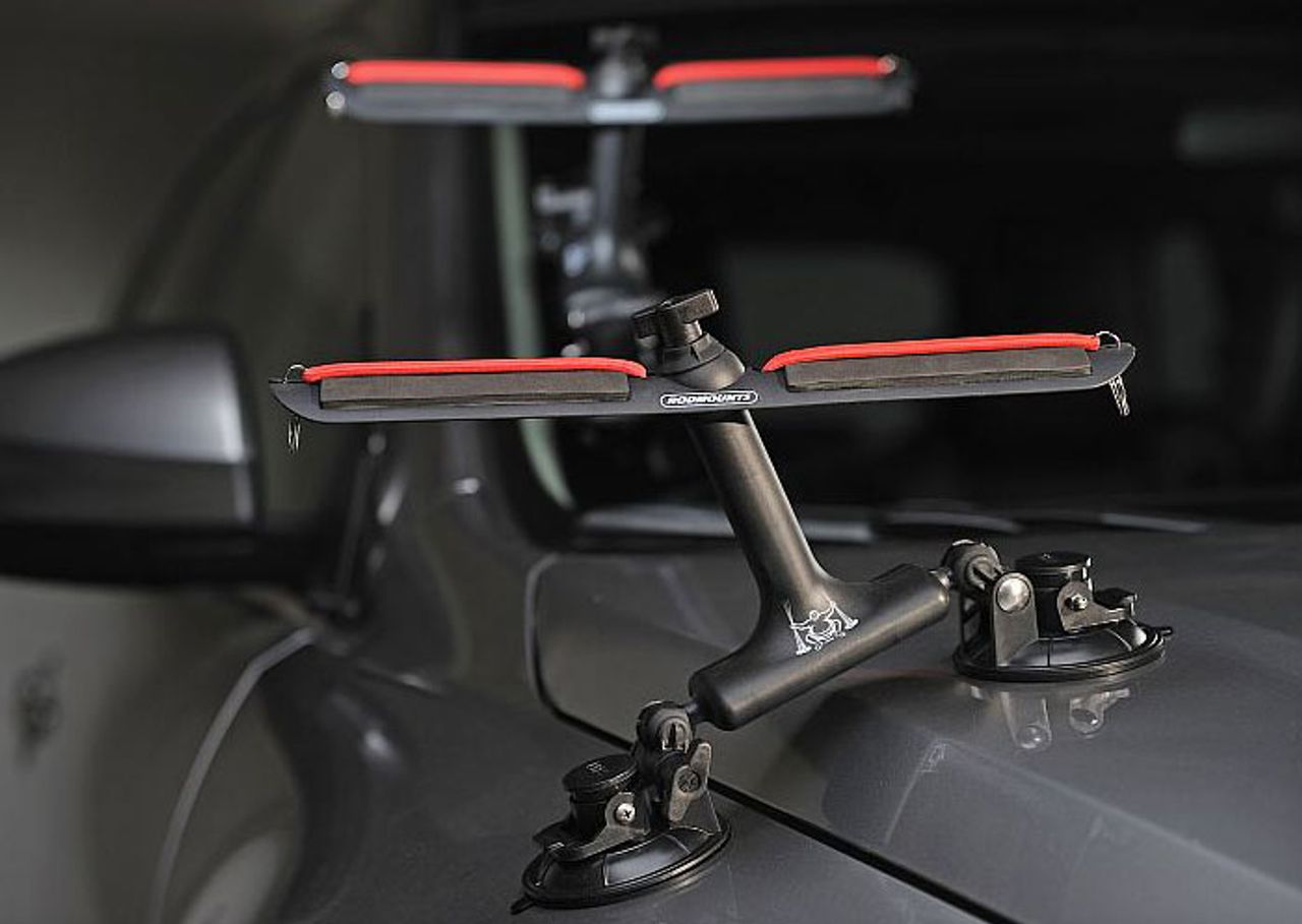 SUMO SUCTION MOUNT ROD CARRIER