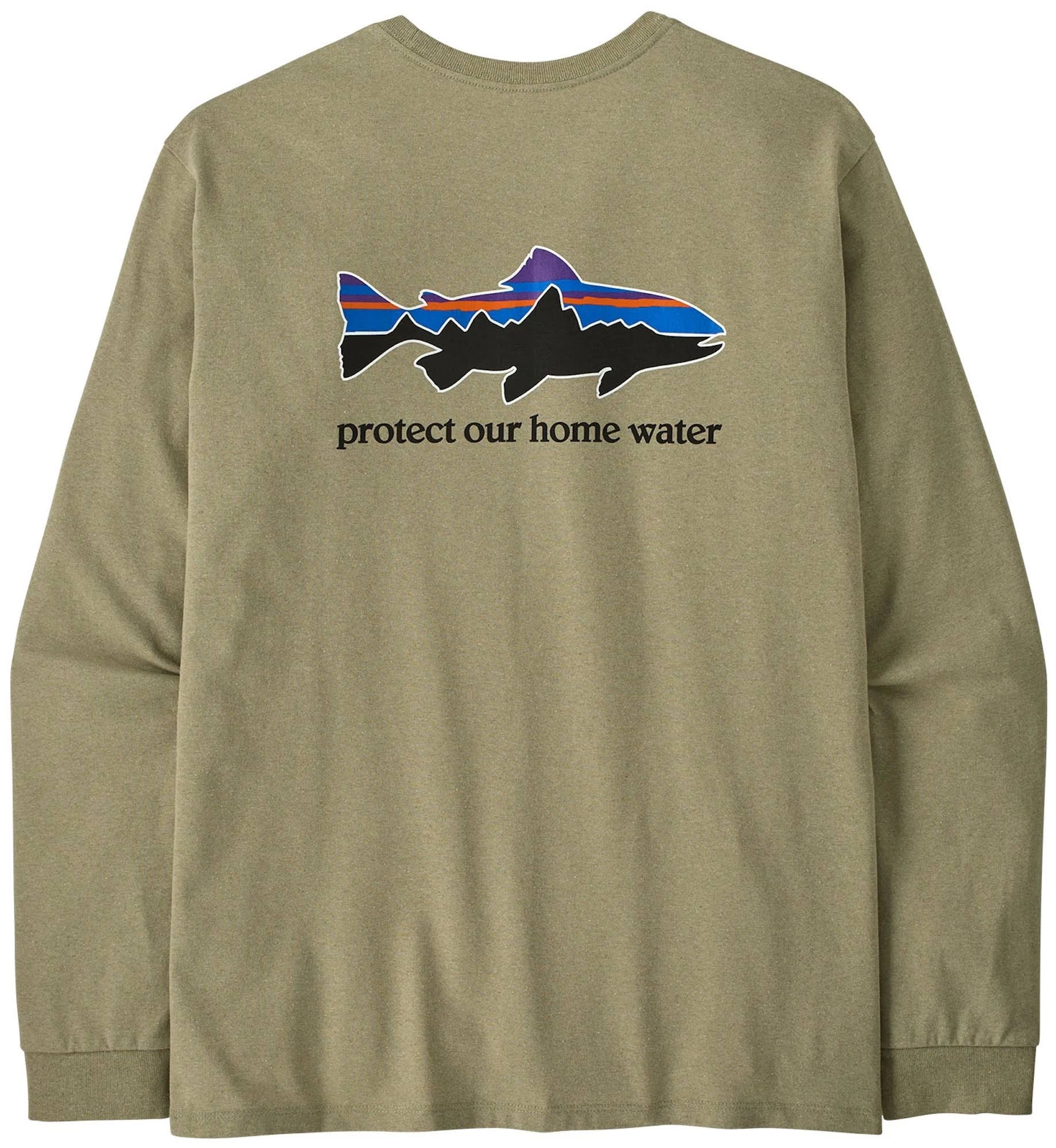 PATAGONIA L/S HOME WATER TROUT RESPONSIBILI T-SHIRT