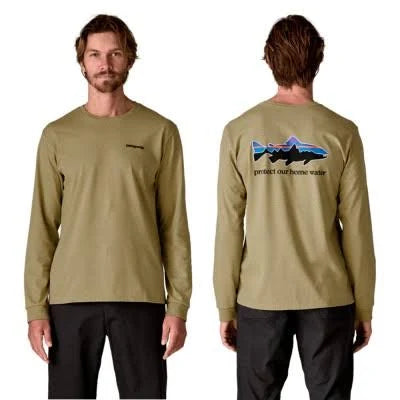 PATAGONIA L/S HOME WATER TROUT RESPONSIBILI T-SHIRT