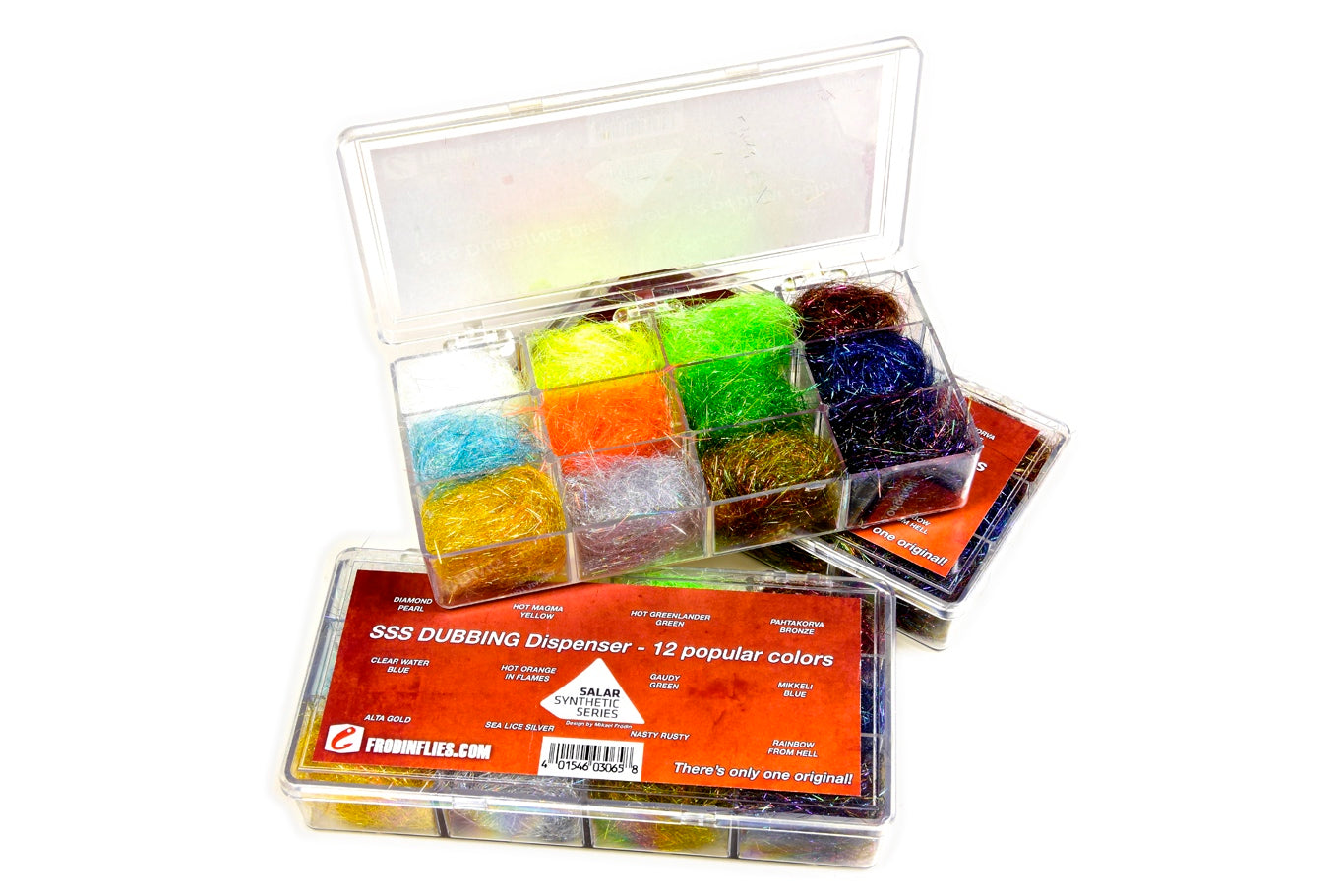 Frodin SSS Dubbing - 12 COLOURS DISPENSER