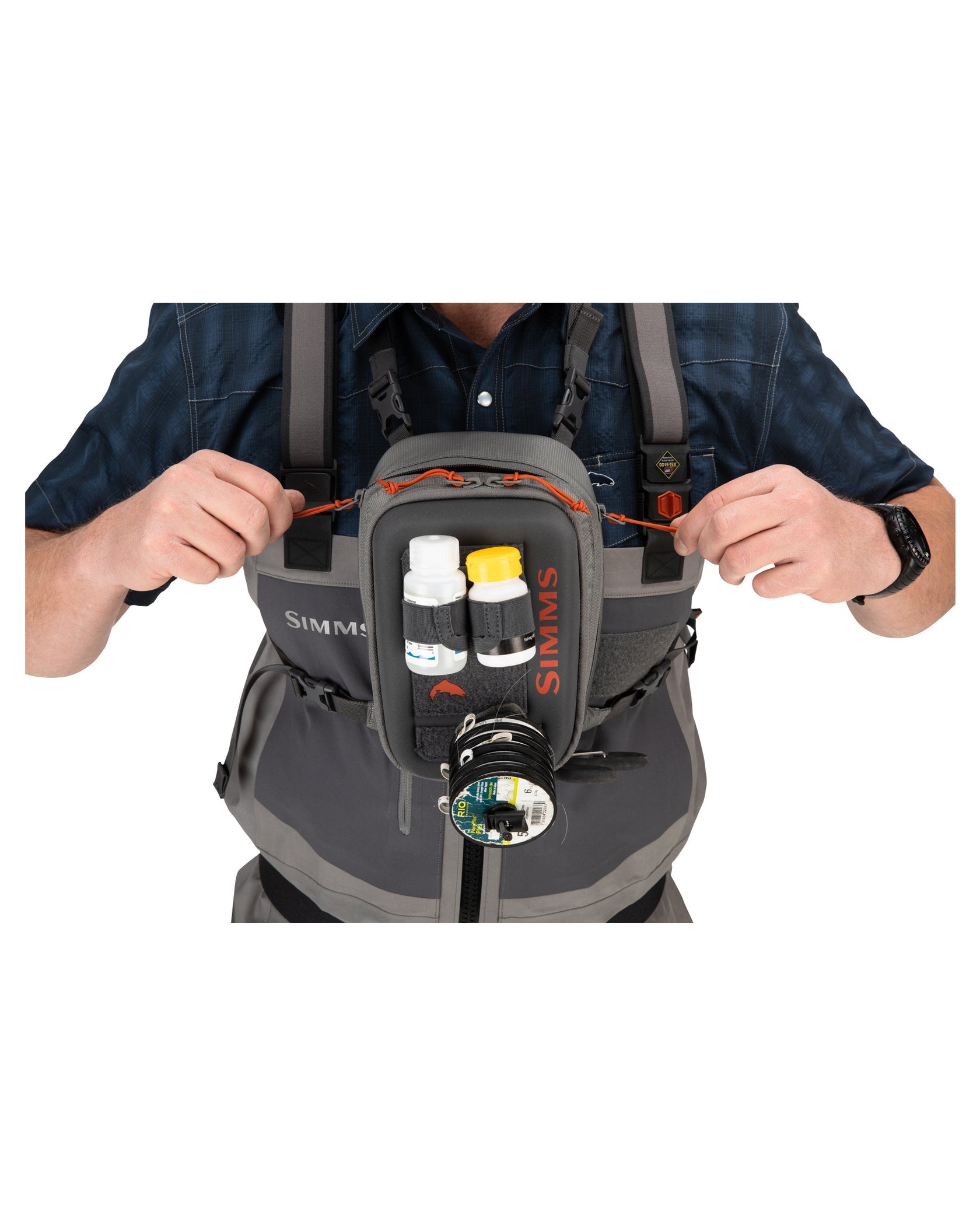 SIMMS FREESTONE CHEST PACK PEWTER — Rod And Tackle Limited