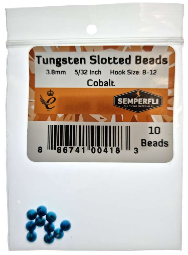 Semperfli Tungsten Slotted Beads 3.8mm (5/32inch)