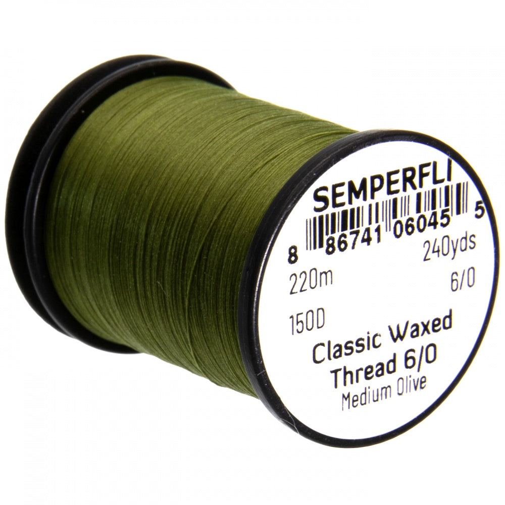 Semperfli Classic Waxed Threads 6/0 150D 240YDS