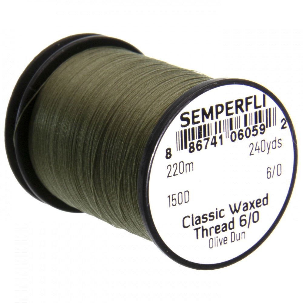 Semperfli Classic Waxed Threads 6/0 150D 240YDS