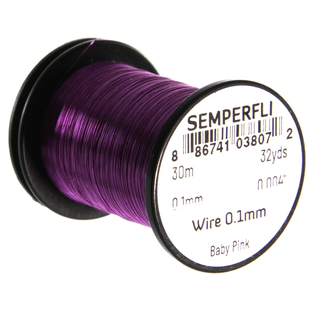 Semperfli Non Tarnishing Fly Tying Wire 0.1mm