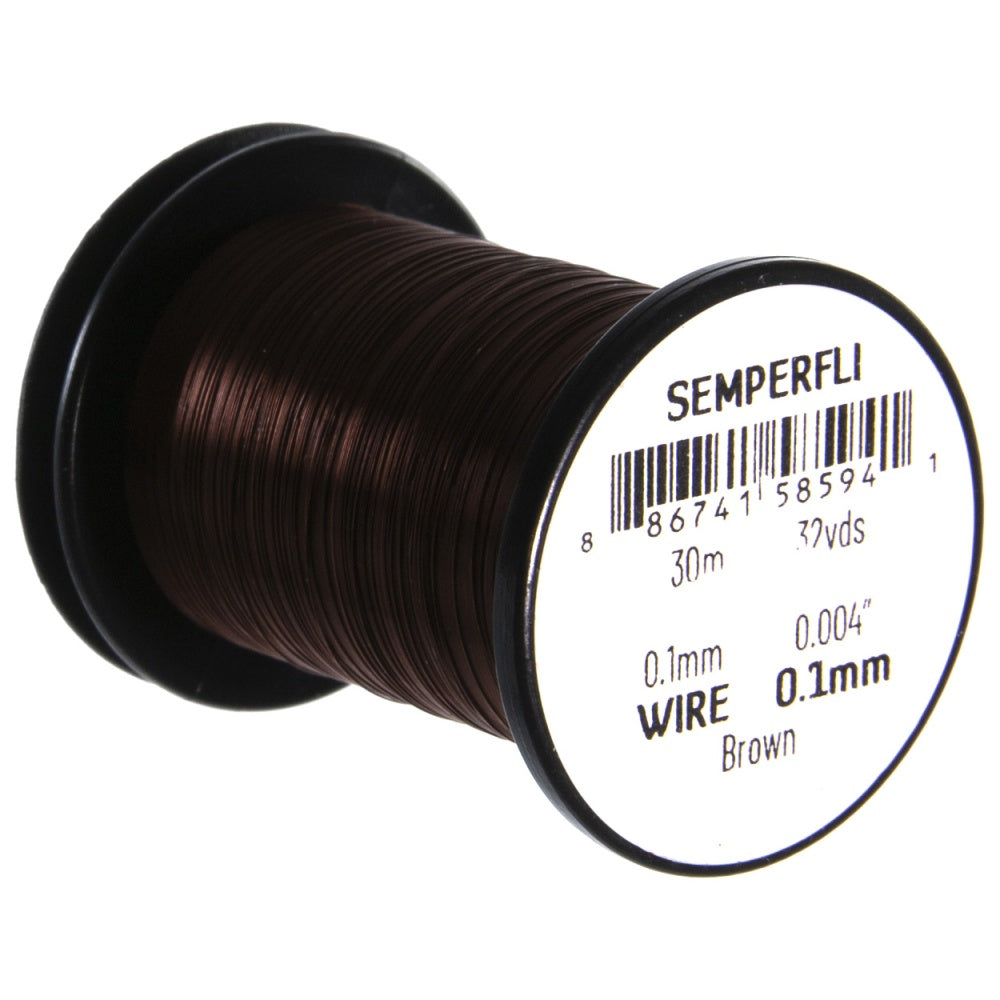 Semperfli Non Tarnishing Fly Tying Wire 0.1mm