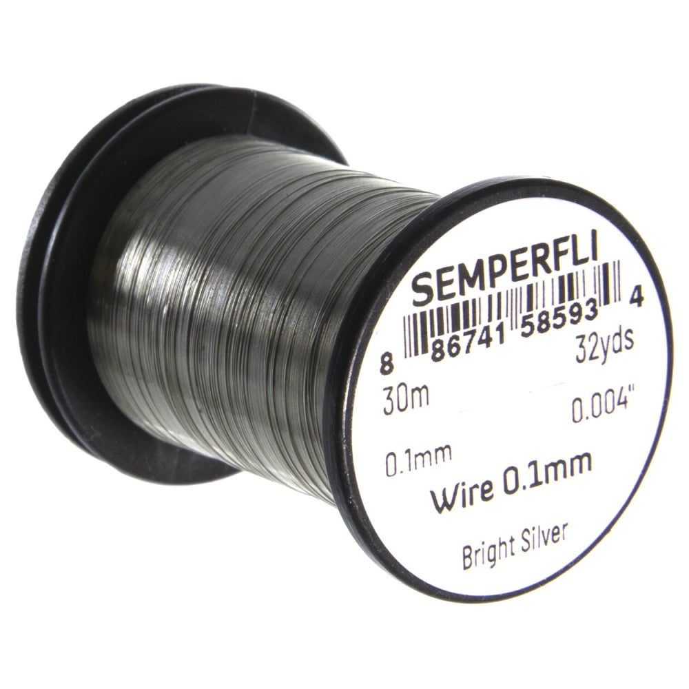 Semperfli Non Tarnishing Fly Tying Wire 0.1mm