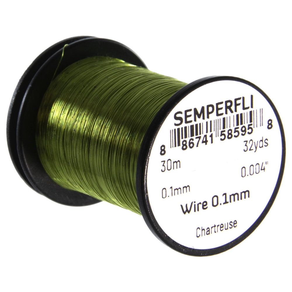 Semperfli Non Tarnishing Fly Tying Wire 0.1mm