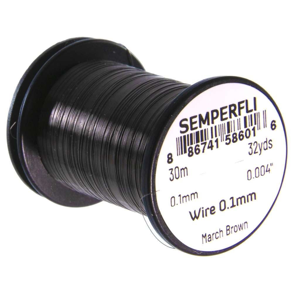 Semperfli Non Tarnishing Fly Tying Wire 0.1mm