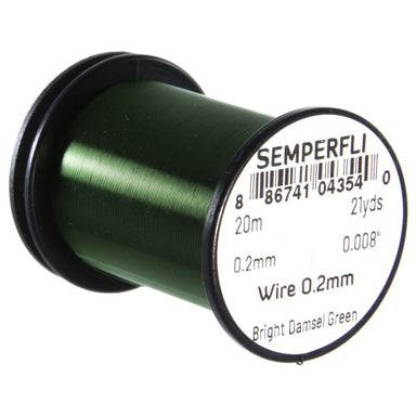 Wire 0.2mm Bright Damsel Green