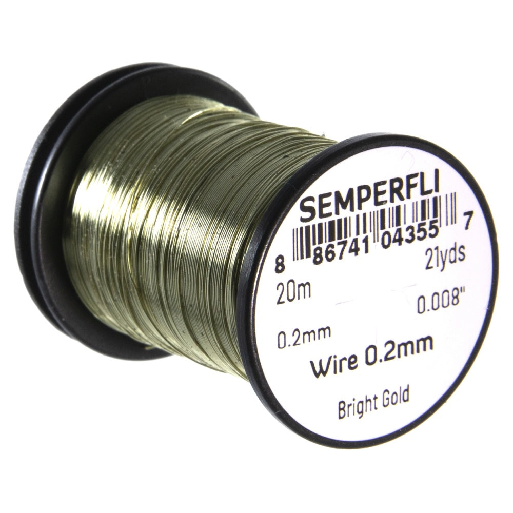 Semperfli Non Tarnishing Fly Tying Wire 0.2mm