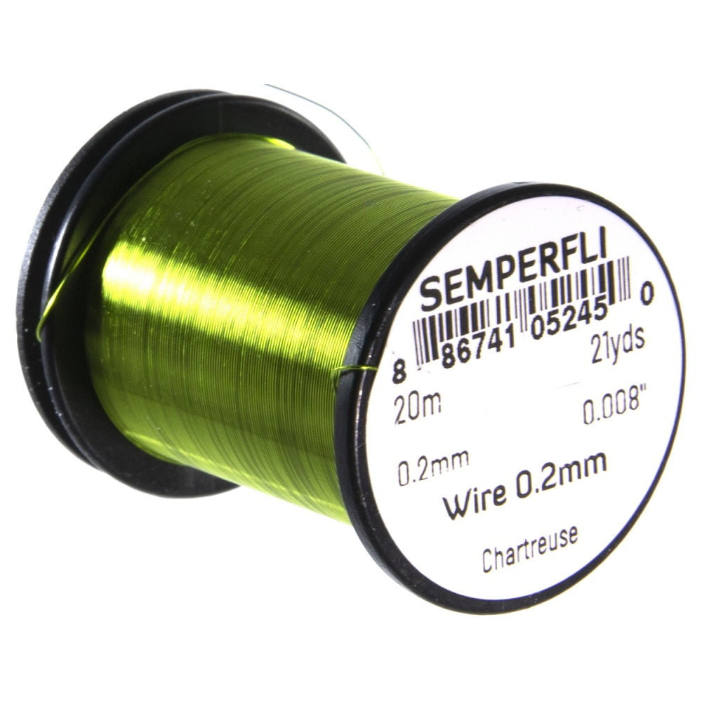 Semperfli Non Tarnishing Fly Tying Wire 0.2mm