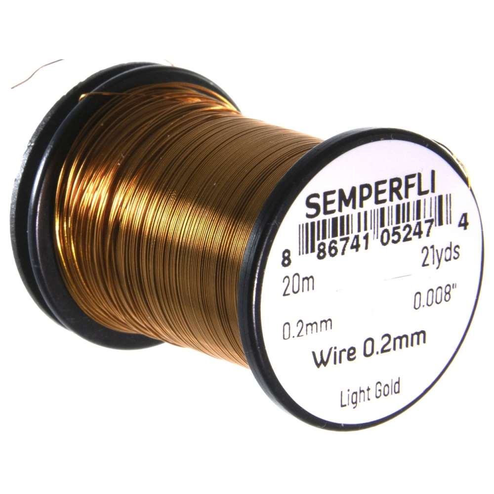 Semperfli Non Tarnishing Fly Tying Wire 0.2mm