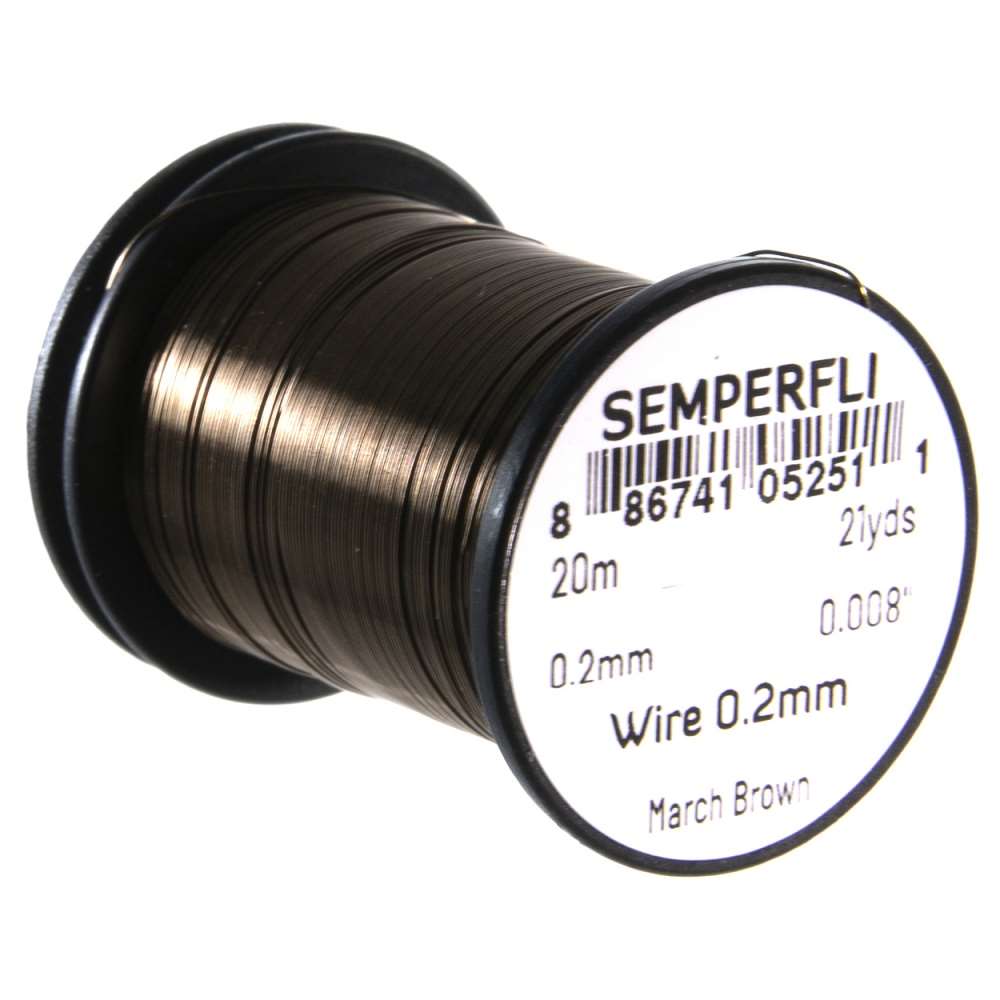 Semperfli Non Tarnishing Fly Tying Wire 0.2mm