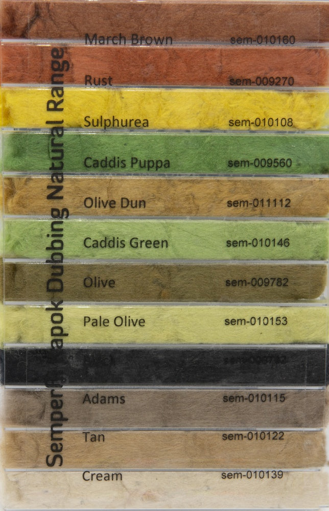 Semperfli Kapok Dry Fly Dubbing Natural Dispenser