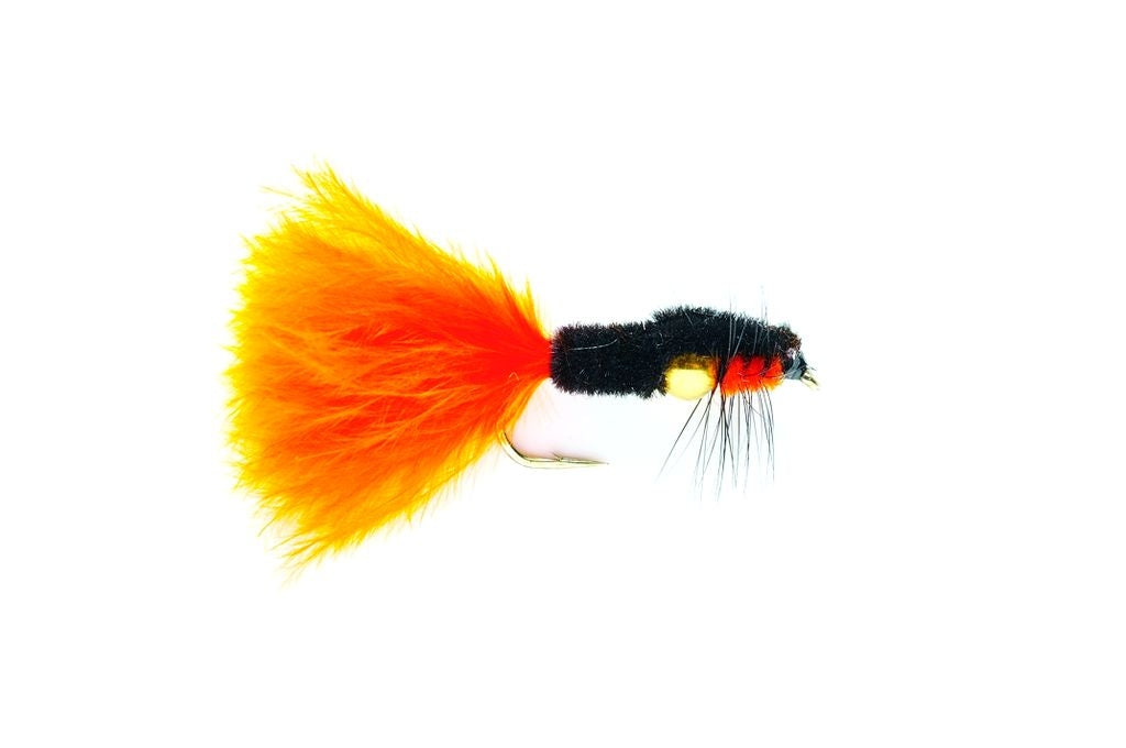 FULLING MILL GOLD NUGGET MONTANA MARABOU ORANGE