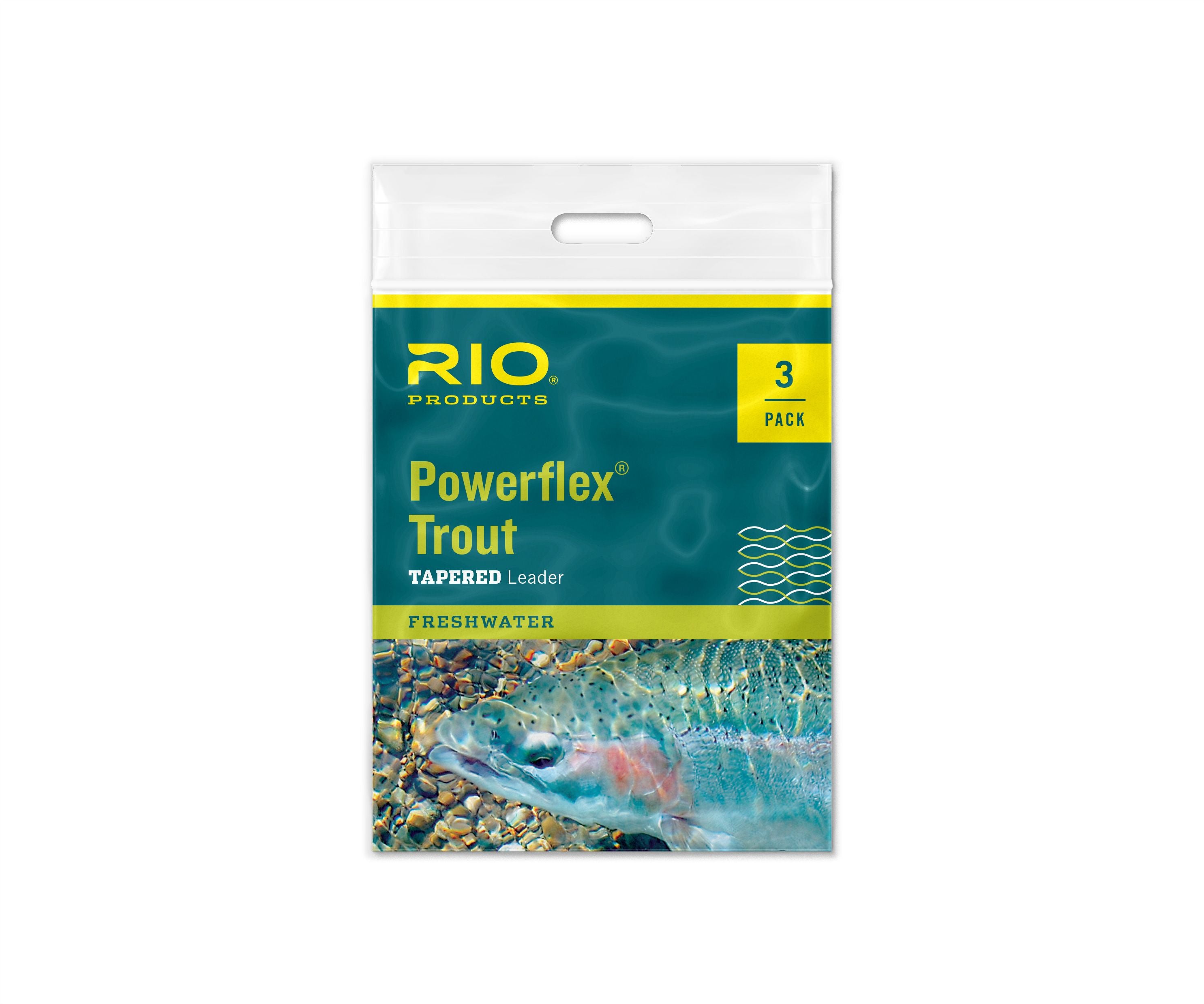 RIO POWERFLEX 9' LEADERS 3 PACK